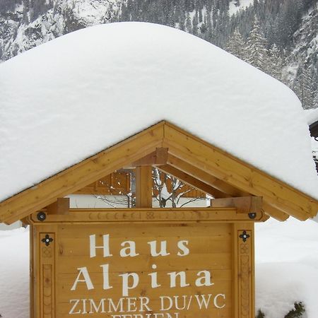 Haus Alpina Otel Kaunertal Dış mekan fotoğraf